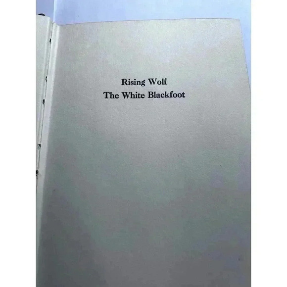 James Willard Schultz - Rising Wolf The White Blackfoot - Western Juv. Fiction - Picture 6 of 16